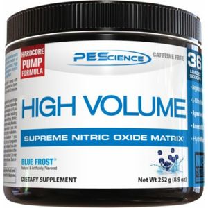 PEScience High Volume 261 g Zuckerwatte / Pump Booster / Koffeinfreier Pre-Workout Pump mit Citrullin, Taurin, Arginin Nitrosigin und Glycerin HydroMAX