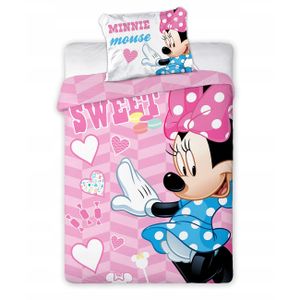 Baby Kinder Bettwäsche Minnie Mouse sweety 100x135 40x60 cm