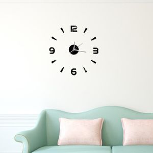 Wanduhr,Wanduhr-Aufkleber,Wanduhr-Dekor,Acryl-Spiegel-Wanduhr,Acryl-Spiegel-Wanduhr-Aufkleber