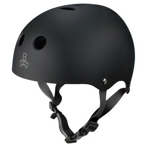 Triple 8 SS22 - Halo Helm black rubber XS