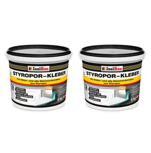 Isolbau Styropor-Kleber - Kleber für Dekor- & Dämm-Materialien aus Styropor - 8 kg Eimer