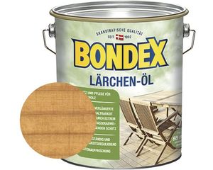 Bondex Lärchen Öl Holzschutz Holzpflege, 4 Liter