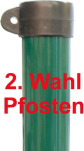 Maschendrahtzaun Zaunpfahl - 1500 mm hoch - 42 mm Durchmesser