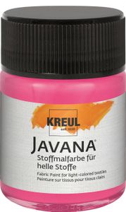KREUL Javana Stoffmalfarbe für helle Stoffe Pink 50 ml