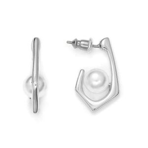 Perlenohrringe mit Glocken (P14632AG)