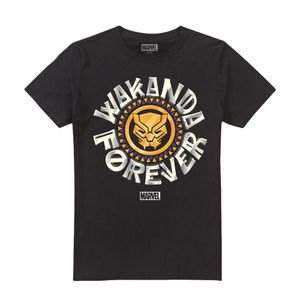 Black Panther: Wakanda Forever - T-Shirt für Herren TV2241 (L) (Schwarz)