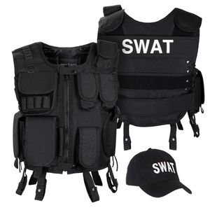Black Snake® Agenten Kostüm | Herren und Damen | SWAT | FBI | POLICE | SECURITY | SHERIFF | DEA | TASK FORCE | NYPD - SWAT - XS/S