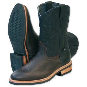 Herren Damen Western Cowboy Biker Leder Stiefel Boots »WB-13« Braun Schwarz