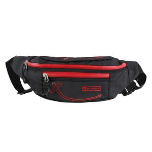 Bag Street Gürteltasche Bauchtasche Hüfttasche Waistbag Waterproof 2473, Farbe:Rot
