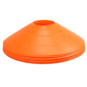 Fussball Hütchen Set, Markierungshütchen Sport Hütchen ,Trainingszubehör Markierungsscheiben für Fußball Riemenscheibe,(orange)
