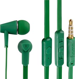 hama In-Ear-Stereo Kopfhörer mit Telefonfunktion, Bass und Geräuschunterdrückung