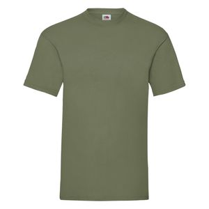 Pánske tričko s krátkym rukávom Fruit Of The Loom BC330 (XL) (olivovo zelená)