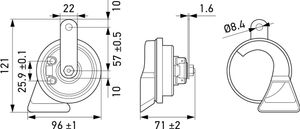 HELLA 3FH 007 728-831 Fanfare