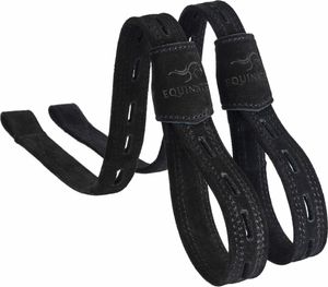 Equinate Slimline Mono Steigbügelriemen Columbia aus Wildleder Schwarz 60 cm Equinate Slimline Mono Steigbügelriemen Columbia aus Wildleder Schwarz 60 cm