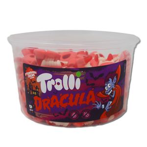 Trolli Dracula Foam Sugar and Fruit Gum Bites Mini 1050g