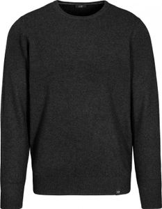 Commander Finest Clothing Kaschmir Pullover Rundhals Herren anthrazit M