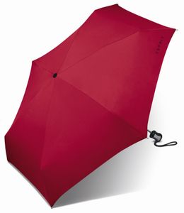 Esprit Easymatic 4-Section Doppelautomatik Regenschirm Taschenschirm, Farbe:Flagred