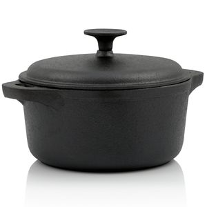 BBQ-Toro Litinová nádoba Cocotte | 3 litry, Ø 20 cm | kulatá | pekáč s víkem