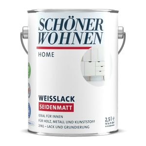 Schöner Wohnen Home Weißlack seidenmatt 2,5 L