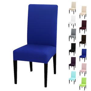 Stuhlhusse Stretch Royalblau elastischer Universal Stuhlüberzug Esszimmer Stuhlbezug Dehnbar, 1 Stück