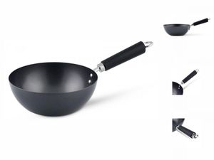 Ken Hom wokpfanne Ken Hom mit Griff 20 cm Kohlenstoffstahl schwarz Pfanne WOK Asia