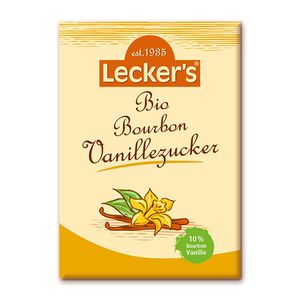 Lecker's Bourbon Vanillezucker mit 10% Vanille 2 x 8g