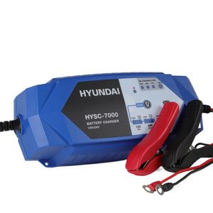 HYUNDAI Kfz Batterieladegerät (8 stufig, vollautomatisch, 12V / 24V 120 Watt) HYSC-7000