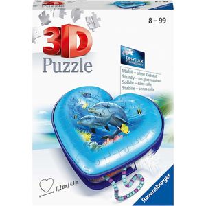 RAVENSBURGER 3D puzzle Srdce podmorský svet 54 dielikov