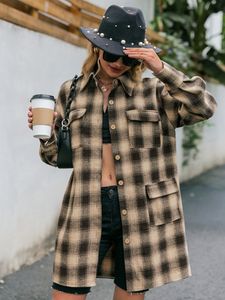 Wayfarer Dámský košilový kabát Olgierd béžová L