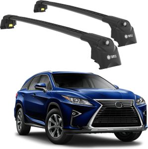 TURTLE STREŠNÝ NOSIČ AIR-2 , Čierna LEXUS RX AL20 2016 - 2024 (SUV)