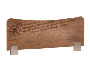 Skye Decor, Erika- Pirate Safety BarCLK, viacfarebná, podložky na ochranu pred vlhkosťou, 38x90x2 cm, 100% melamínová drevotriesková doska