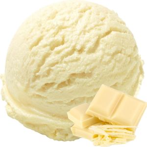 Gino Gelati Softeispulver Weiße Schokolade 1kg - Eispulver für Eismaschine Gastronomie & Privat (333 g)