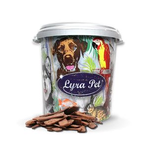 5 kg Lyra Pet® Pferdefleischstreifen in 30 L Tonne