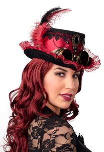 Steampunk Zylinder Gothic Hut für Damen