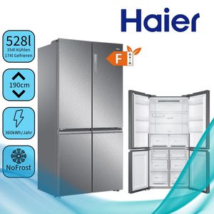 Haier HTF-540DP7 French Door Kühl-/Gefrierkombination 528 Liter Inox