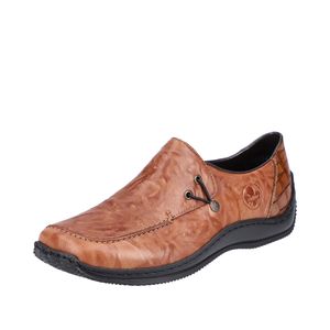 Rieker Damen Slipper Leder bequem robuste Laufsohle L1750, Größe:37 EU, Farbe:Braun Rieker Damen Slipper Leder bequem robuste Laufsohle L1750, Größe:37 EU, Farbe:Braun