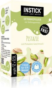 INSTICK Getränkepulver Pistazie für 12 x 0,5 L pfandfrei
