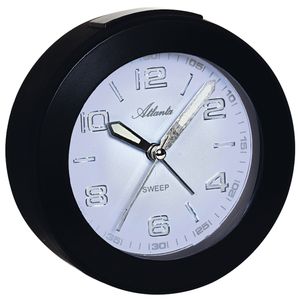 Atlanta 1968/7 Wecker Quarz analog schwarz leise ohne Ticken mit Licht Snooze Atlanta 1968/7 Wecker Quarz analog schwarz leise ohne Ticken mit Licht Snooze