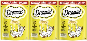 DREAMIES Portionsbeutel Mega Pack mit Käse 3 x 180g