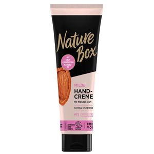 Nature Box jemný krém na ruce s mandlovou vůní přírodní kosmetika 75ml