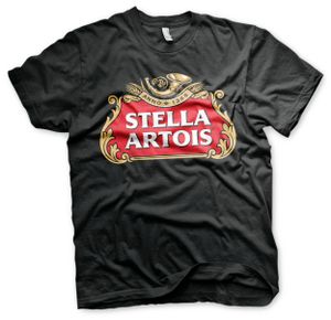 Stella Artois Logotype T-Shirt - X-Large - Black