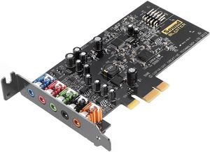 Creative Sound Blaster Audigy Fx - Zvuková karta - 24-bit - 192 kHz - 106 dB S/N - 5.1 - PCIe