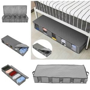 Stauraum unter dem Bett, unter dem Bett Aufbewahrungsbehälter mit Rädern,  unter dem Bett Schuhaufbewahrung Organizer Schublade 100% neu