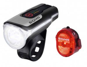 Sigma LED-Akku-Beleuchtungs-Set Aura 80 USB inkl Nugget II StVZO