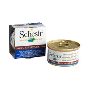 Schesir Cat Natural Tuna & Anchovy Rice85g (ilość: 24 na jednostkę zamówienia)