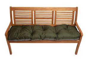 Bankkissen 150x50cm, Sitzkissen outdoor für eine Gartenbank,Kissen für Hollywoodschaukel, Bodenkissen, Grün