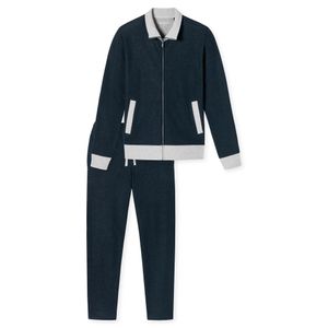 Schiesser schlafanzug pyjama schlafmode Sleep & Lounge nachtblau 52