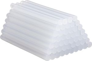 H&S 50 Stück Heißklebesticks 7mm - 50x Heißklebestift - Heissklebepistole Klebesticks - EVA Harz Heißkleber Sticks - Heißklebepistole Sticks -
