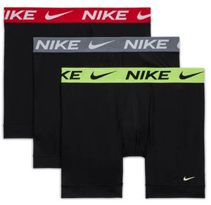 Nike Boxer Brief 3Pk Blk/Volt Wb/Cool Grey Wb/Uni Red Wb S