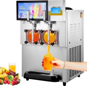 8L Gewerbliche Slush-Eis-Maschine - Eismaschine Slushy 1800W - Slushgerät
